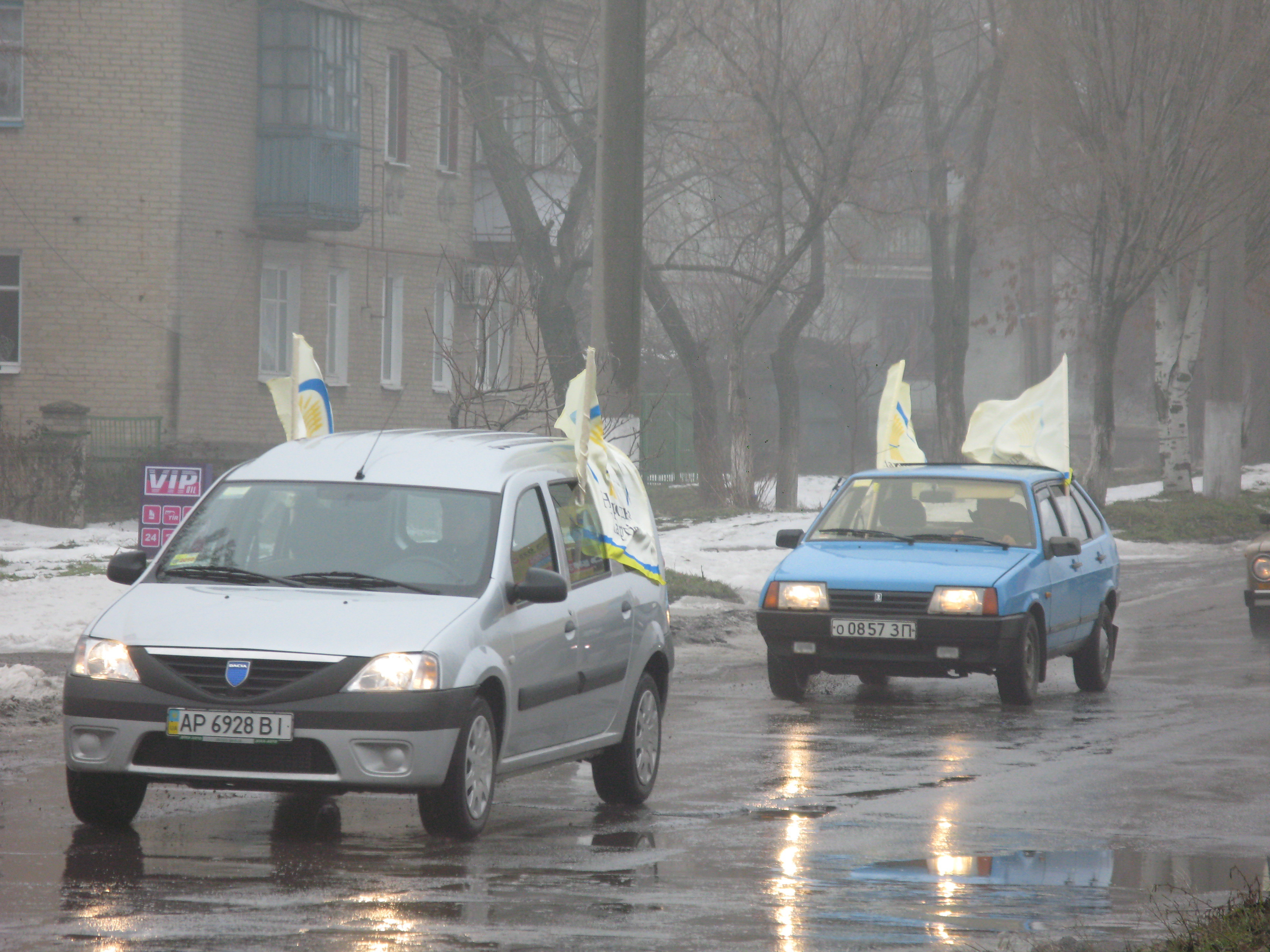 Народная Партия отметила День Соборности Украины автопробегом