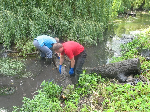 Не словами, а власними силами волинські народники рятували річку від масового засмічення побутовими відходами