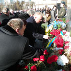 У Житомирі біля пам’ятника Шевченку відбулись урочисті