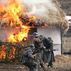 У Вінниці відтворили бойові дії 1944 року до Дня визволення Вінниці від німецько-фашистських загарбників