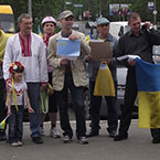 Митинг в поддержку крымско-татарского народа